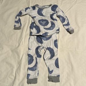 Burt’s Bees two-piece pajama set with moons
